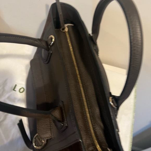 Longchamp Leather and Suede Mailbox Medium Tote Handbag - Picture 4 of 6